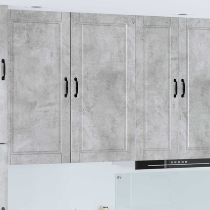 vidaXL Küchenschrank mit Tür Beton Grau 50 x 31 x 100 cm Holzwerkstoff