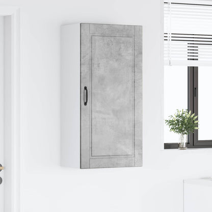 vidaXL Küchenschrank mit Tür Beton Grau 50 x 31 x 100 cm Holzwerkstoff