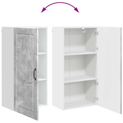 vidaXL Küchenschrank mit Tür Beton Grau 50 x 31 x 100 cm Holzwerkstoff