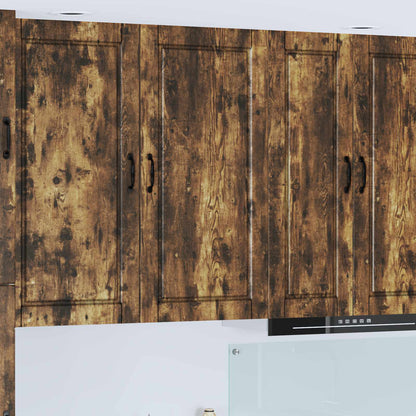 vidaXL Küchenschrank Geräucherte Eiche 50 x 31 x 100 cm Holzwerkstoff