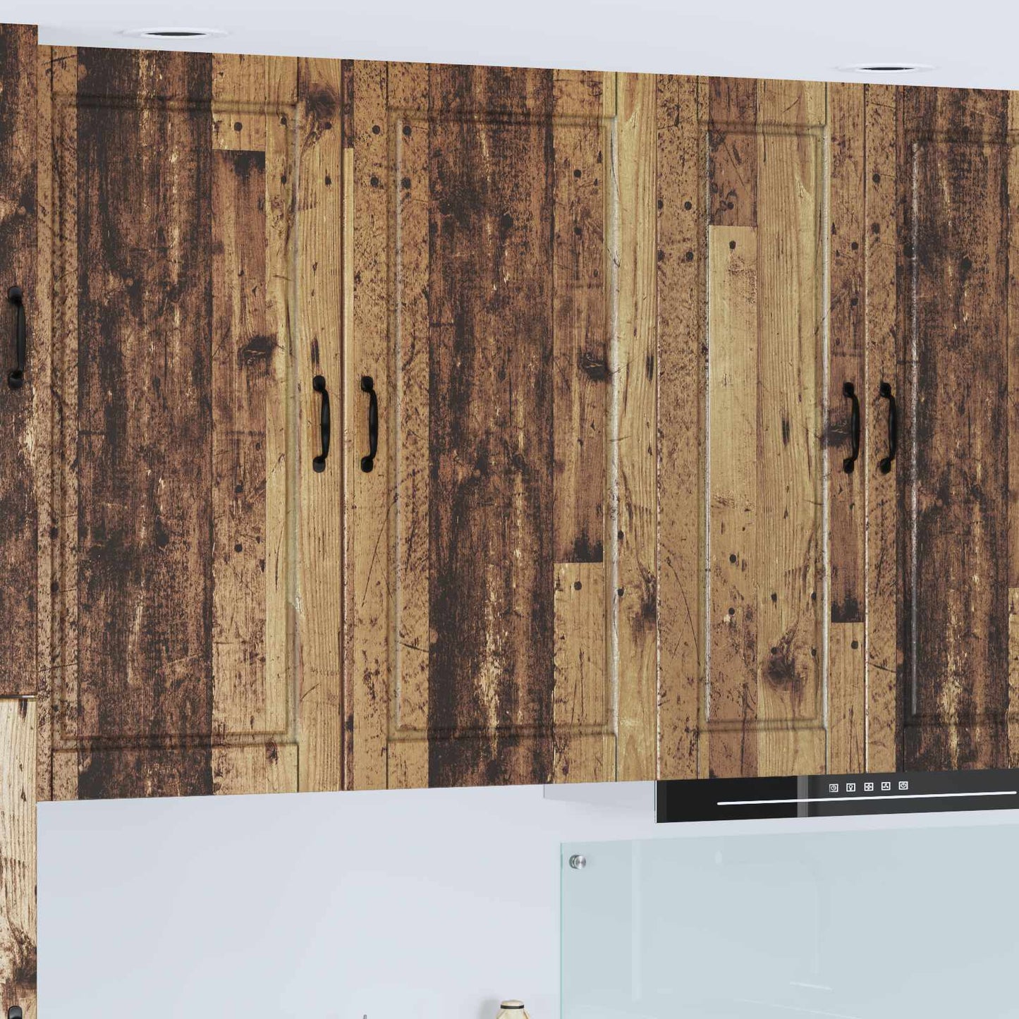 vidaXL Küchenschrank mit Regal Altholz 50 x 31 x 100 cm Holzwerkstoff