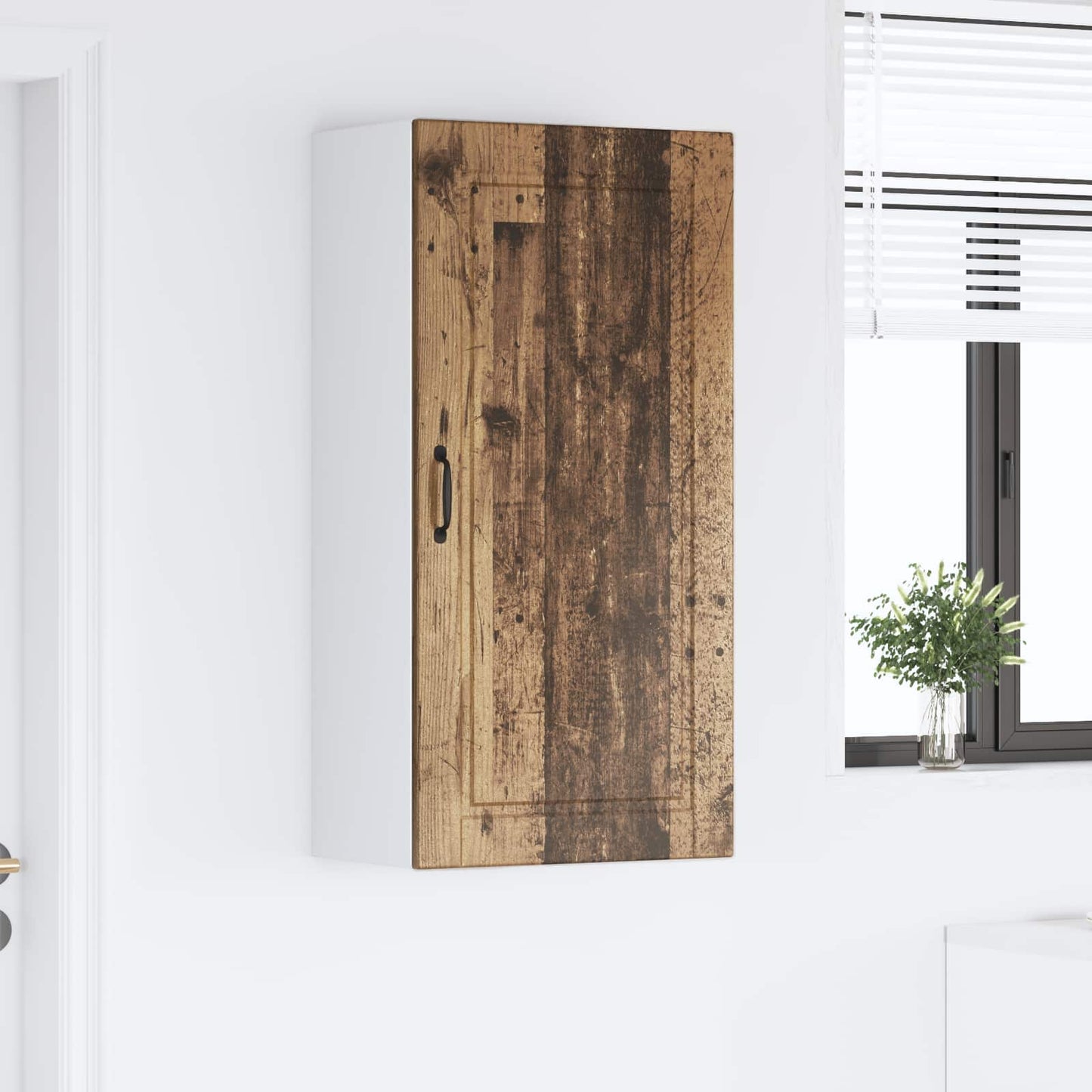 vidaXL Küchenschrank mit Regal Altholz 50 x 31 x 100 cm Holzwerkstoff