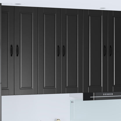 vidaXL Küchenschrank mit Regal Schwarz 60 x 31 x 100 cm Holzwerkstoff
