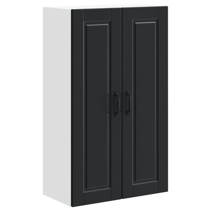vidaXL Küchenschrank mit Regal Schwarz 60 x 31 x 100 cm Holzwerkstoff