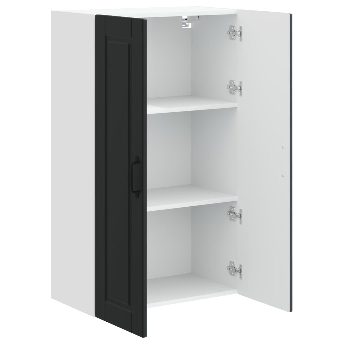 vidaXL Küchenschrank mit Regal Schwarz 60 x 31 x 100 cm Holzwerkstoff