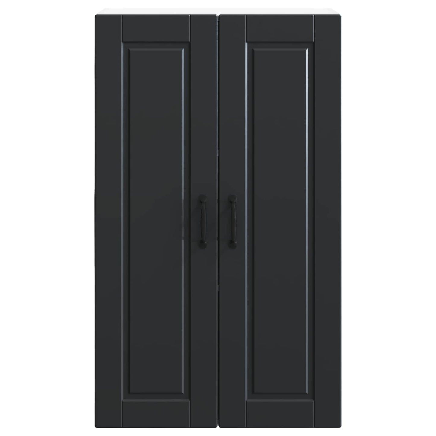 vidaXL Küchenschrank mit Regal Schwarz 60 x 31 x 100 cm Holzwerkstoff