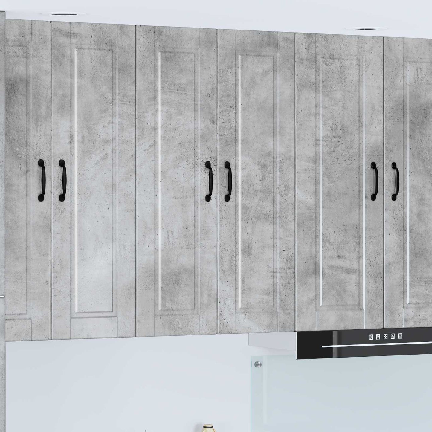 vidaXL Küchenschrank mit Tür Beton Grau 60 x 31 x 100 cm Holzwerkstoff