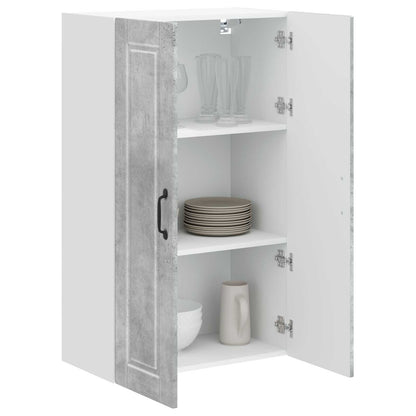 vidaXL Küchenschrank mit Tür Beton Grau 60 x 31 x 100 cm Holzwerkstoff