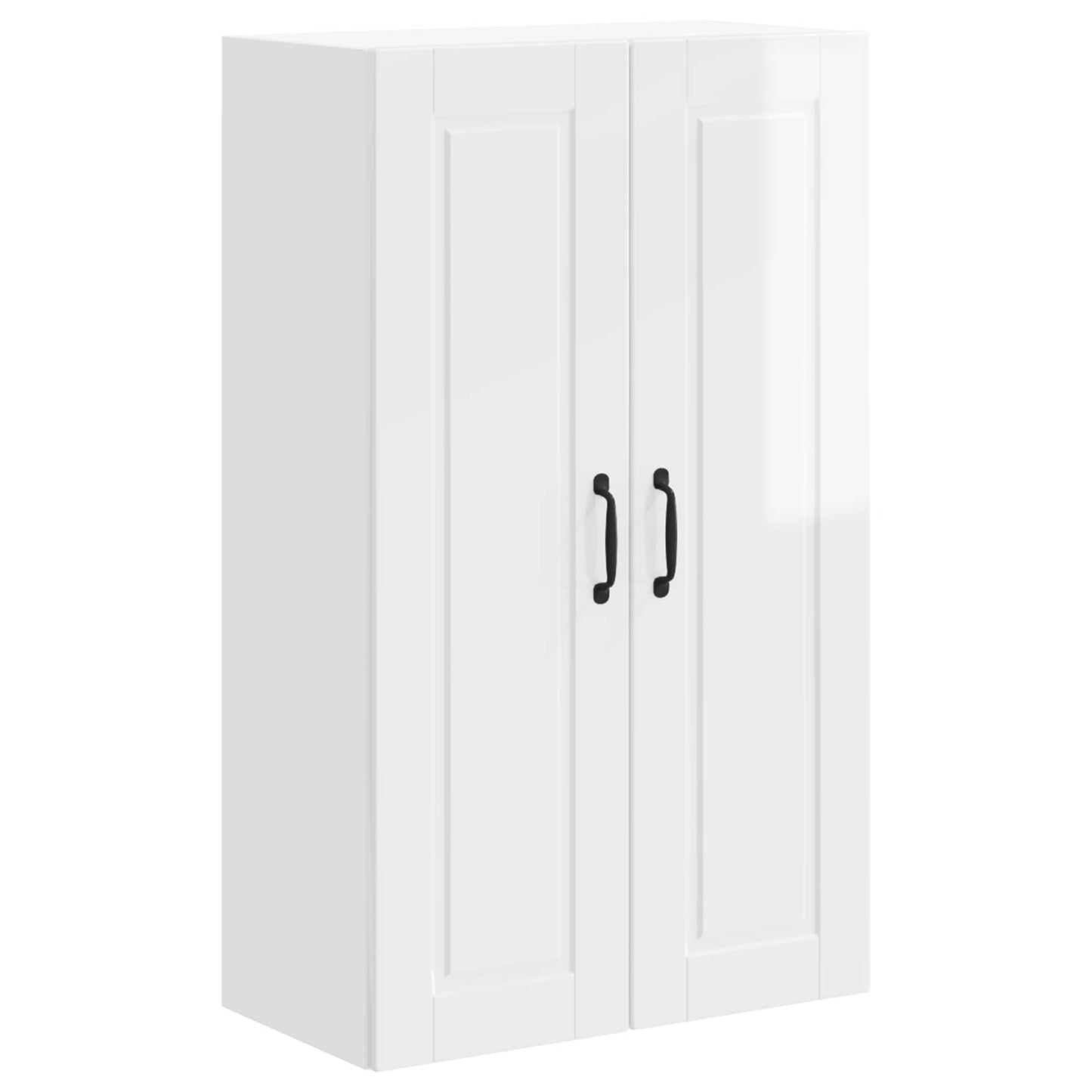 vidaXL Küchenschrank Hochglanz Weiß 60 x 31 x 100 cm Holzwerkstoff