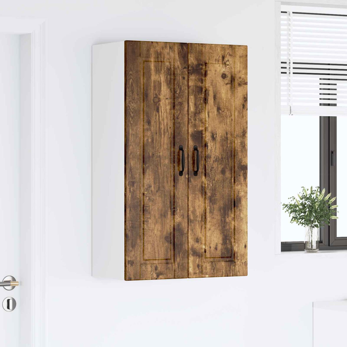 vidaXL Küchenschrank Geräucherte Eiche 60 x 31 x 100 cm Holzwerkstoff