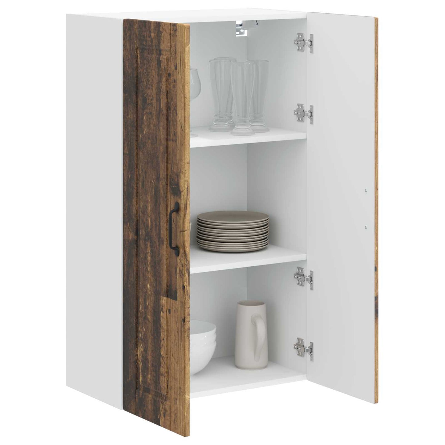 vidaXL Küchenschrank mit Regal Altholz 60 x 31 x 100 cm Holzwerkstoff