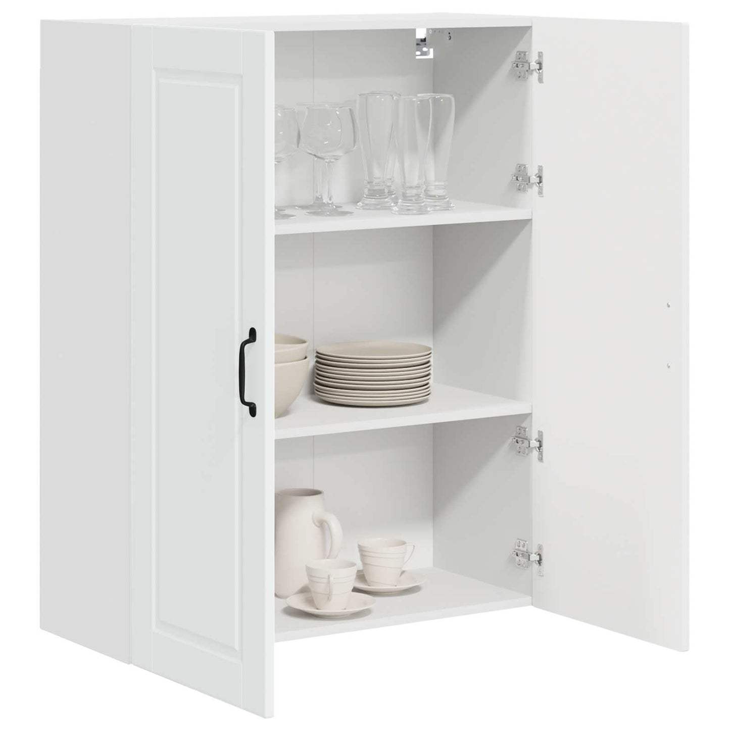 vidaXL Küchenschrank mit Regal Weiß 80 x 31 x 100 cm Holzwerkstoff