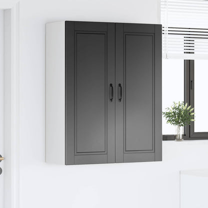vidaXL Küchenschrank mit Regal Schwarz 80 x 31 x 100 cm Holzwerkstoff