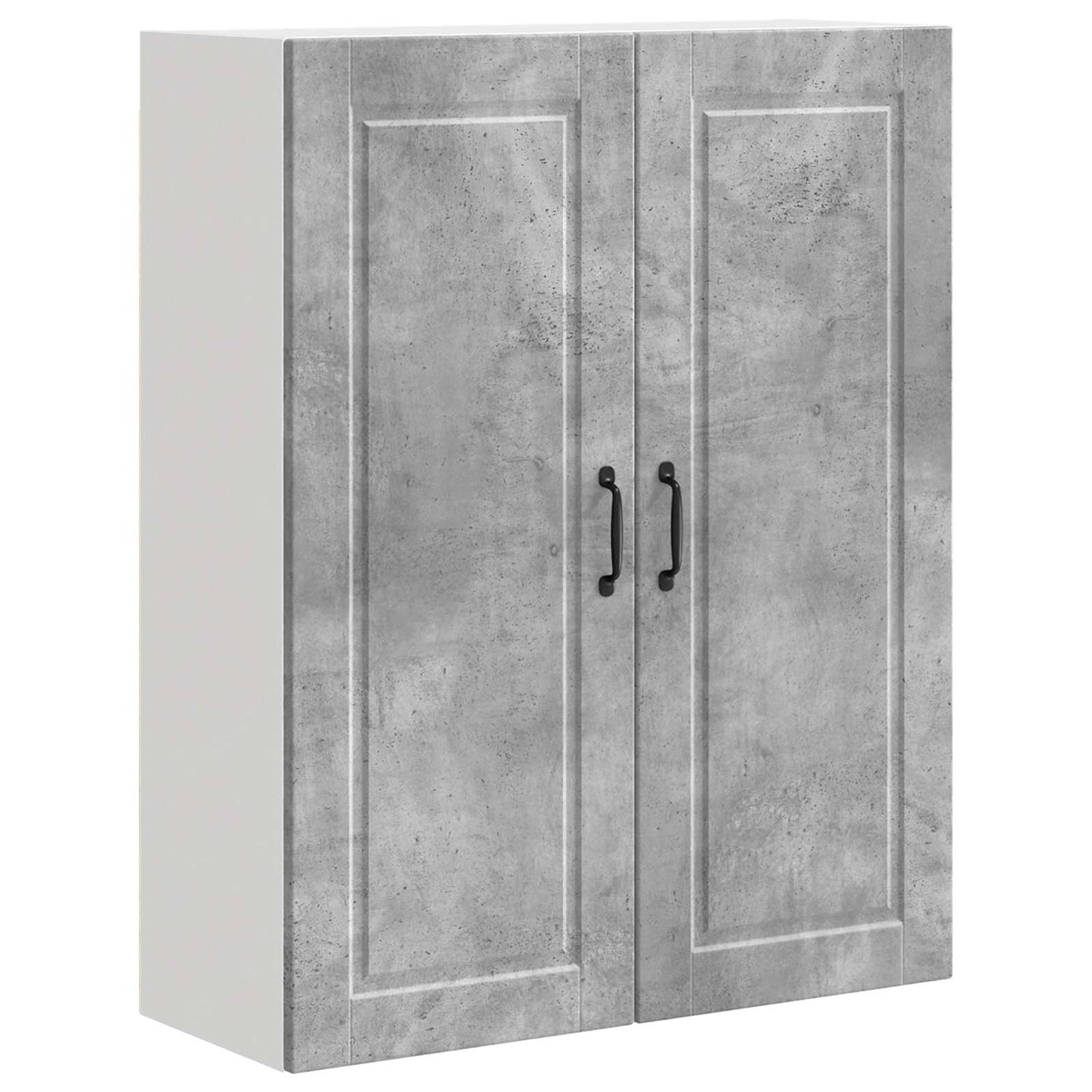 vidaXL Küchenschrank mit Tür Beton Grau 80 x 31 x 100 cm Holzwerkstoff