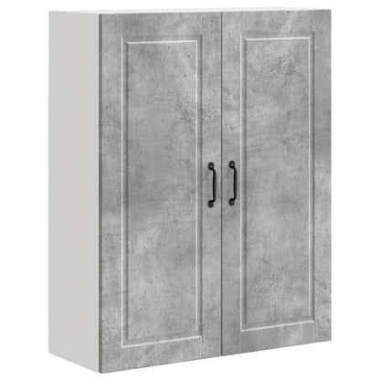 vidaXL Küchenschrank mit Tür Beton Grau 80 x 31 x 100 cm Holzwerkstoff