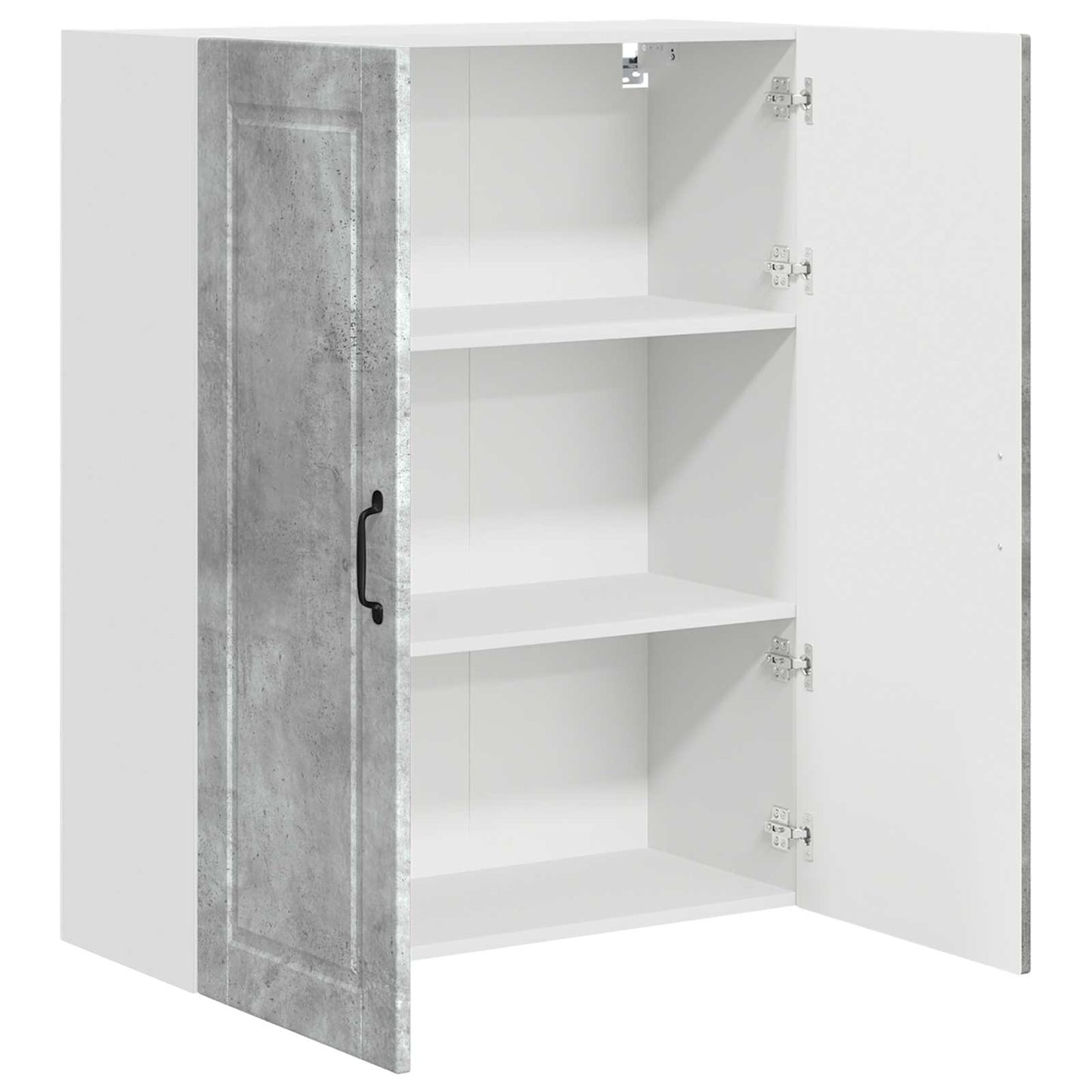 vidaXL Küchenschrank mit Tür Beton Grau 80 x 31 x 100 cm Holzwerkstoff
