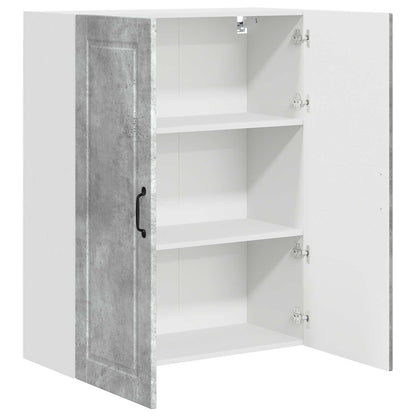 vidaXL Küchenschrank mit Tür Beton Grau 80 x 31 x 100 cm Holzwerkstoff