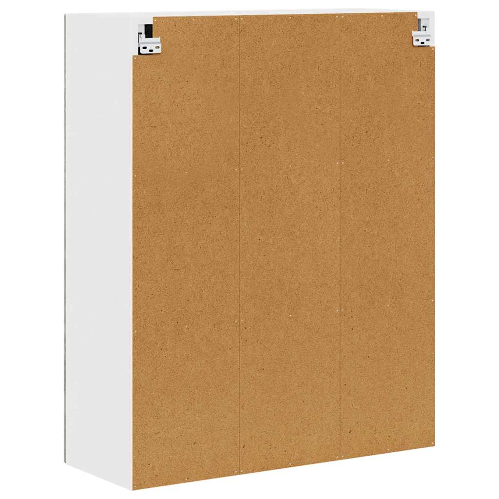 vidaXL Küchenschrank mit Tür Beton Grau 80 x 31 x 100 cm Holzwerkstoff