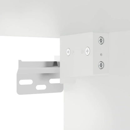 vidaXL Küchenschrank Hochglanz Weiß 80 x 31 x 100 cm Holzwerkstoff