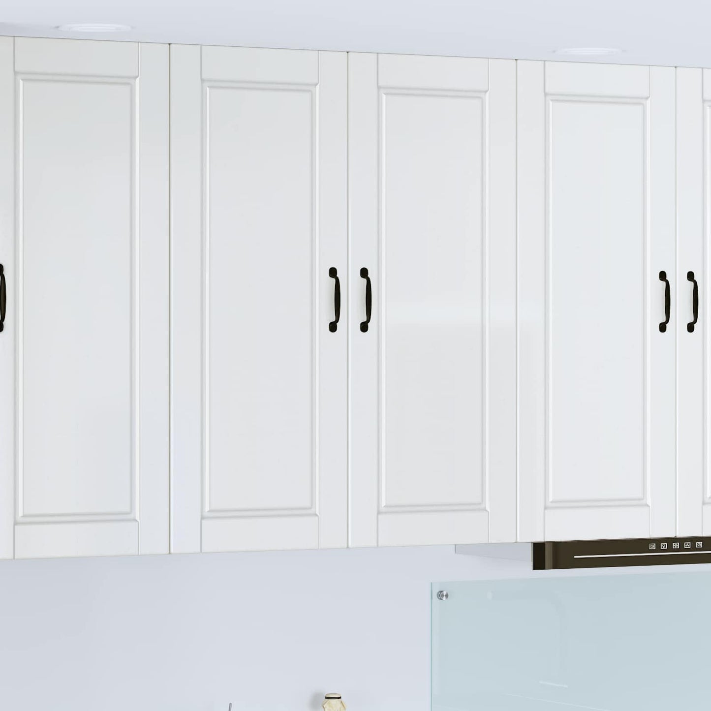 vidaXL Küchenschrank Hochglanz Weiß 80 x 31 x 100 cm Holzwerkstoff