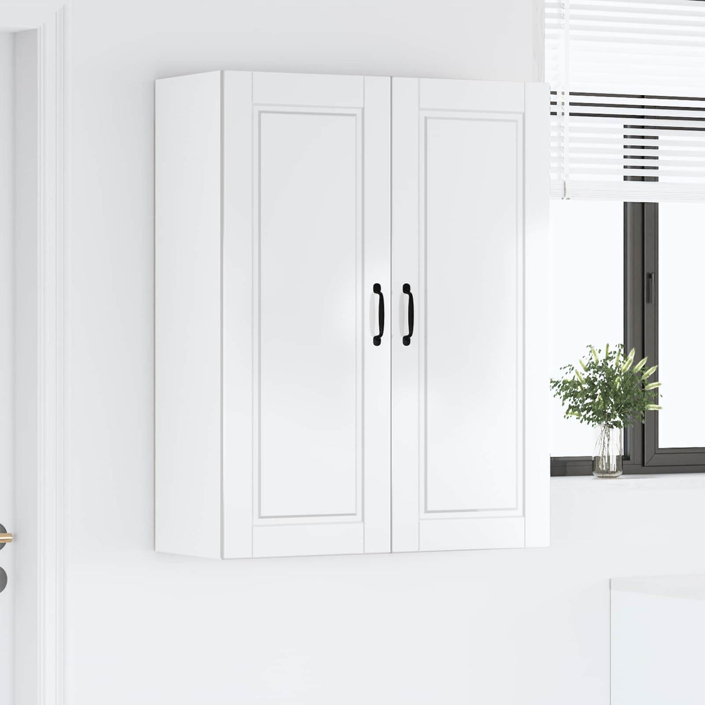 vidaXL Küchenschrank Hochglanz Weiß 80 x 31 x 100 cm Holzwerkstoff
