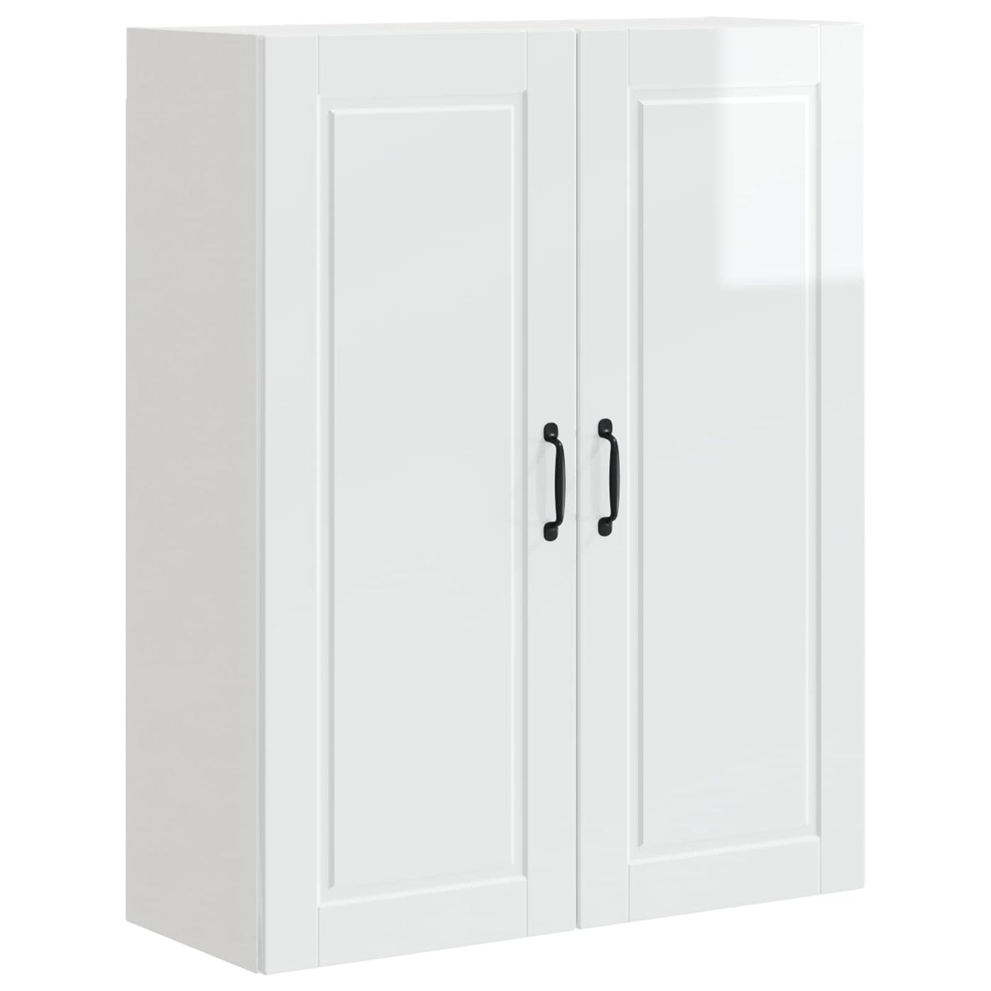 vidaXL Küchenschrank Hochglanz Weiß 80 x 31 x 100 cm Holzwerkstoff