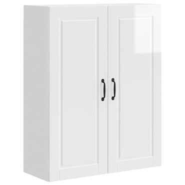 vidaXL Küchenschrank Hochglanz Weiß 80 x 31 x 100 cm Holzwerkstoff