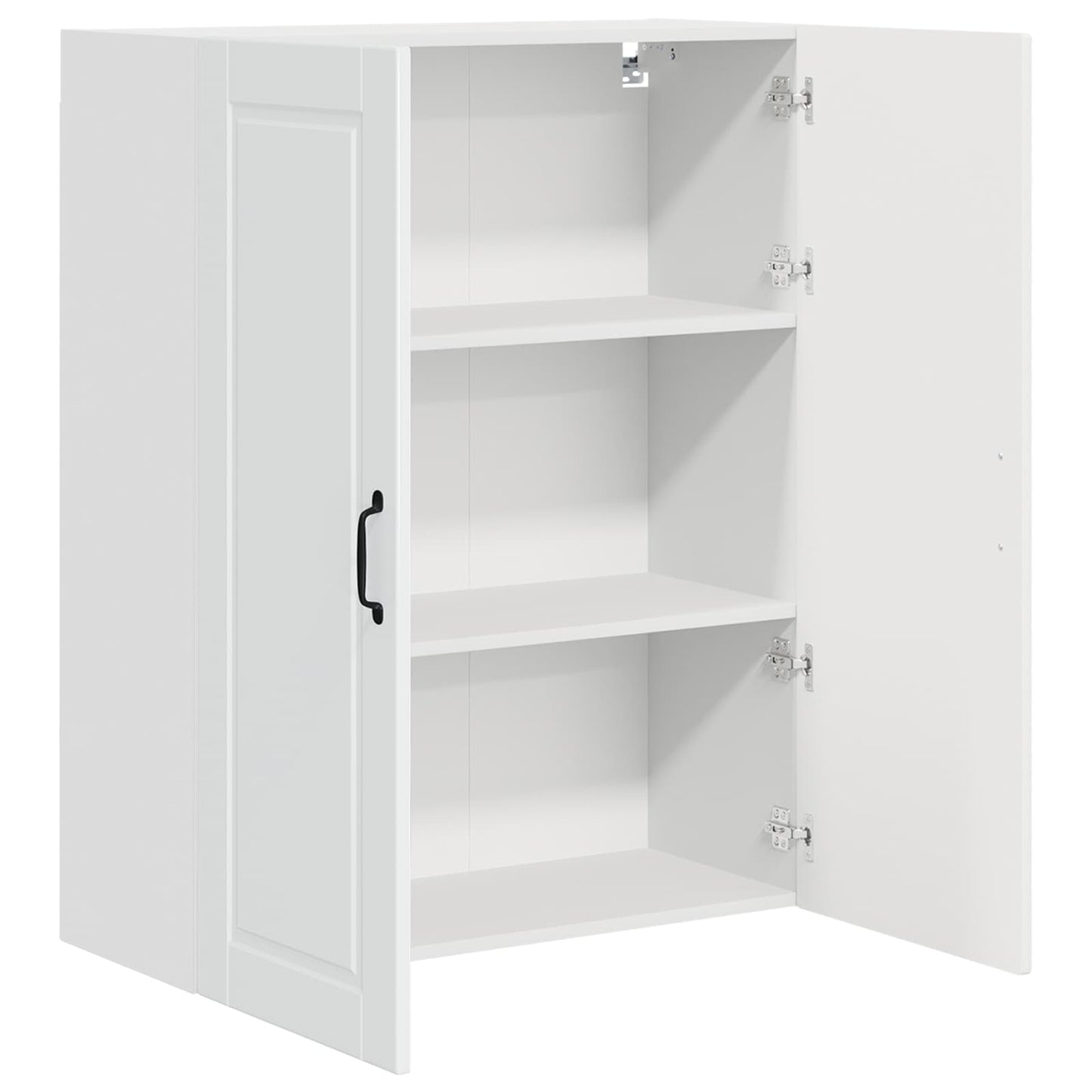 vidaXL Küchenschrank Hochglanz Weiß 80 x 31 x 100 cm Holzwerkstoff