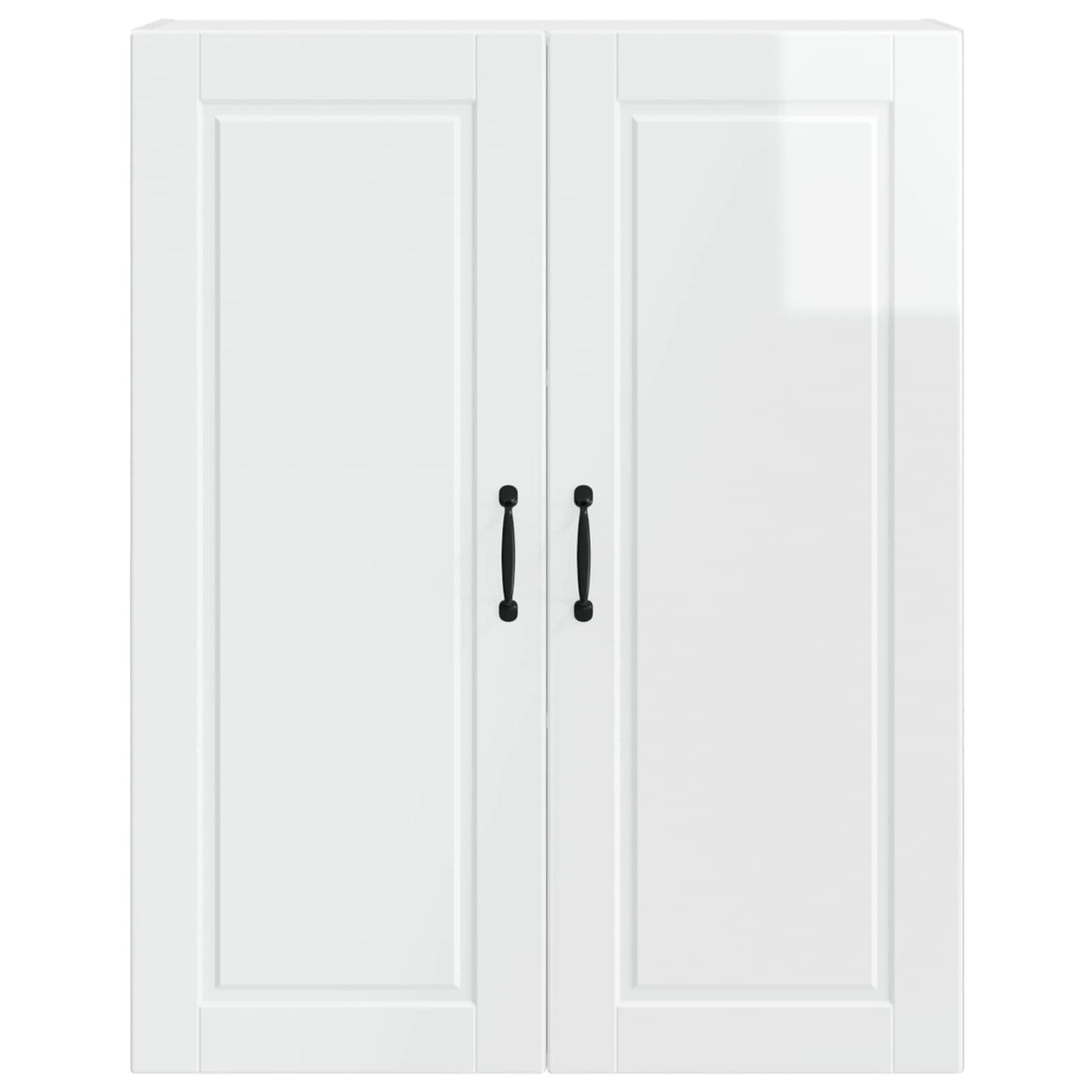 vidaXL Küchenschrank Hochglanz Weiß 80 x 31 x 100 cm Holzwerkstoff
