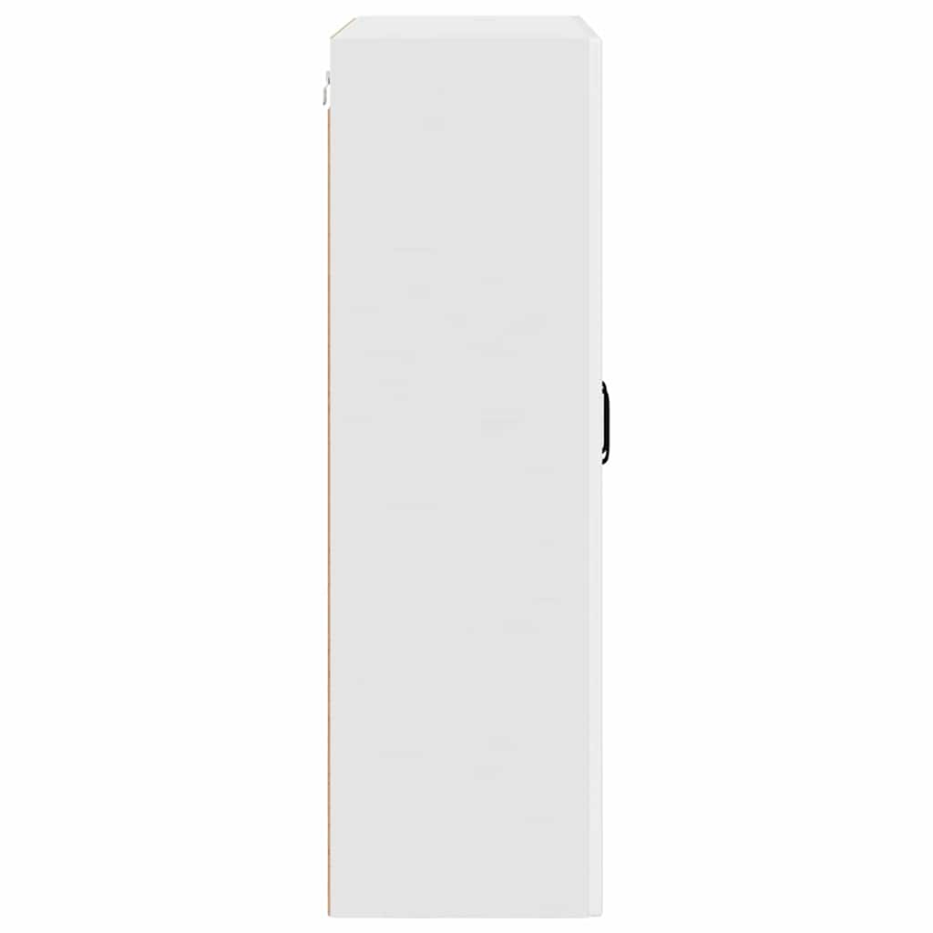 vidaXL Küchenschrank Hochglanz Weiß 80 x 31 x 100 cm Holzwerkstoff