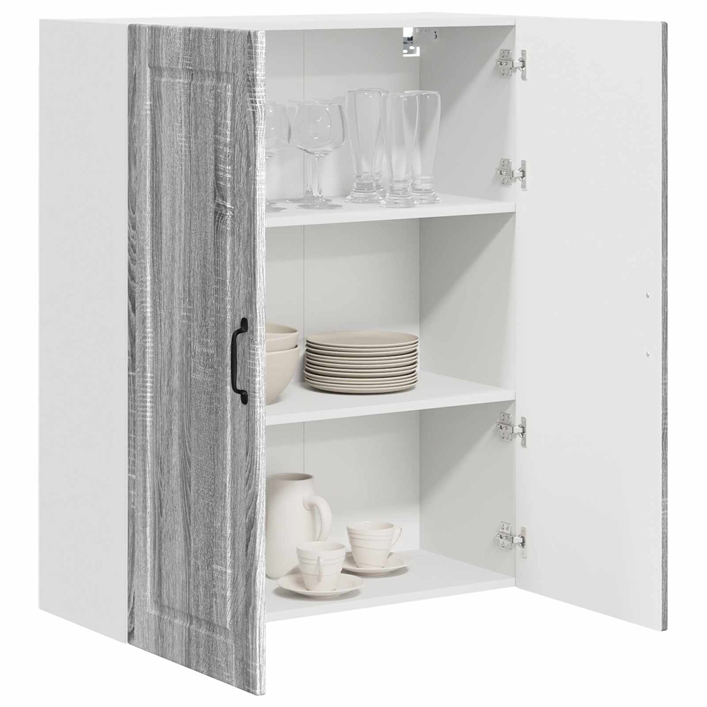 vidaXL Küchenschrank Graues Sonoma 80 x 31 x 100 cm Holzwerkstoff