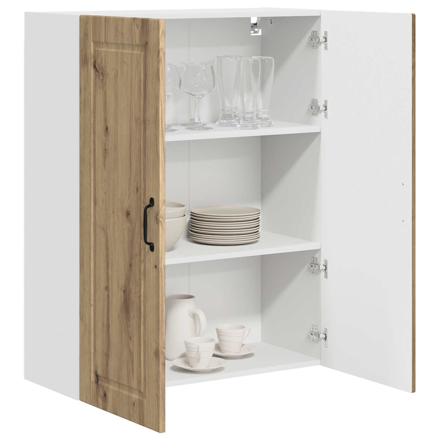 vidaXL Küchenschrank Artisan-Eiche 80 x 31 x 100 cm Holzwerkstoff