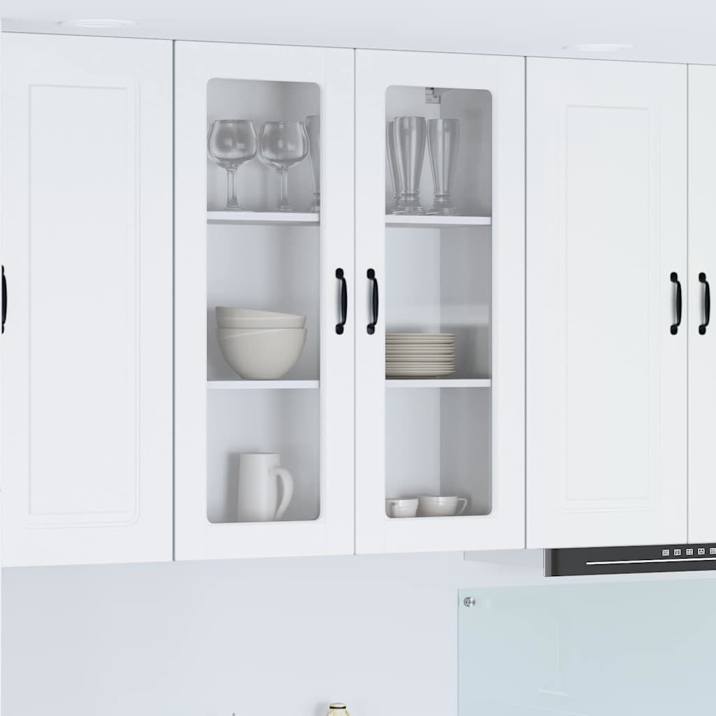 vidaXL Küchenschrank mit Regal Weiß 80 x 31 x 100 cm Holzwerkstoff