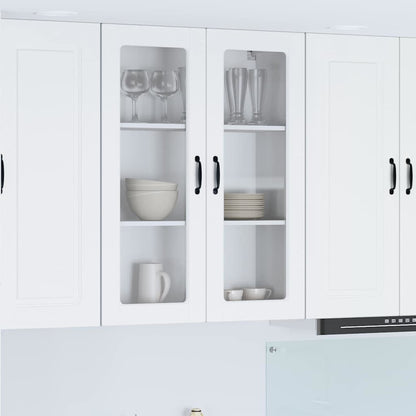 vidaXL Küchenschrank mit Regal Weiß 80 x 31 x 100 cm Holzwerkstoff