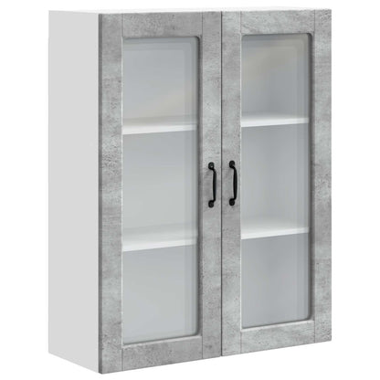 vidaXL Küchenschrank mit Tür Beton Grau 80 x 31 x 100 cm Holzwerkstoff