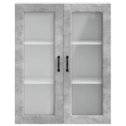vidaXL Küchenschrank mit Tür Beton Grau 80 x 31 x 100 cm Holzwerkstoff