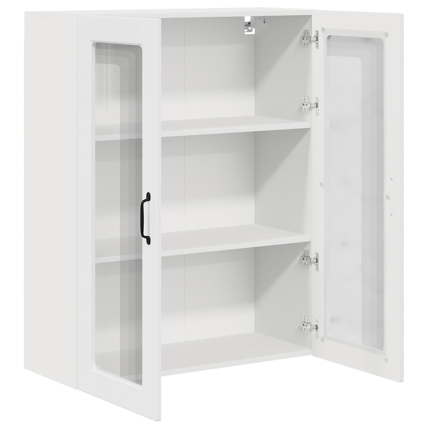vidaXL Küchenschrank Hochglanz Weiß 80 x 31 x 100 cm Holzwerkstoff