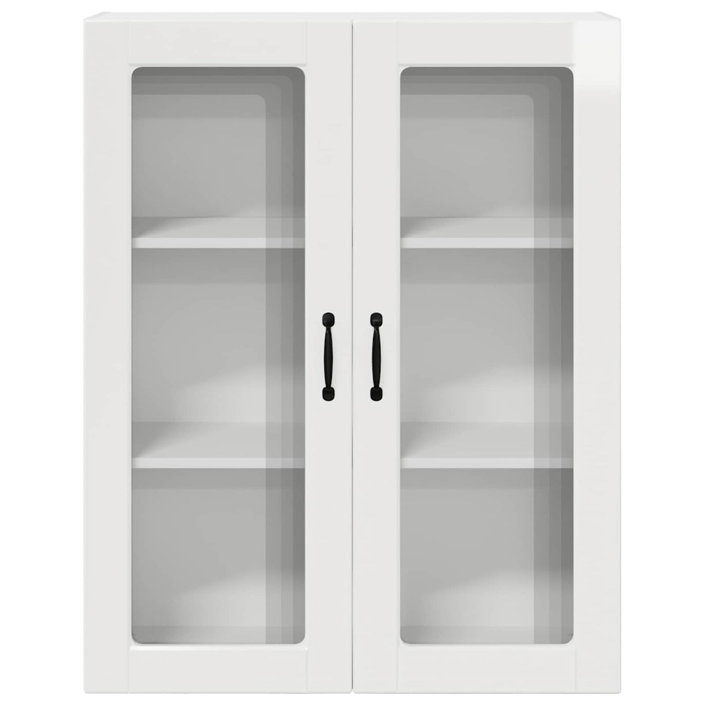 vidaXL Küchenschrank Hochglanz Weiß 80 x 31 x 100 cm Holzwerkstoff