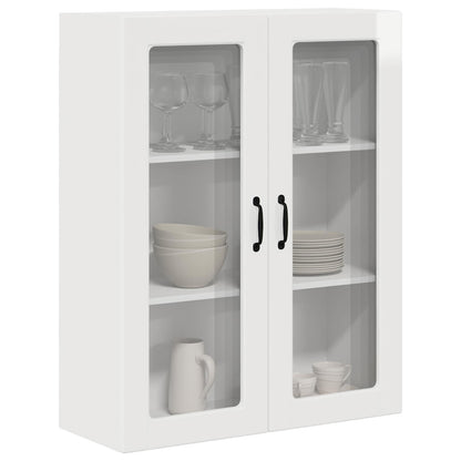 vidaXL Küchenschrank Hochglanz Weiß 80 x 31 x 100 cm Holzwerkstoff