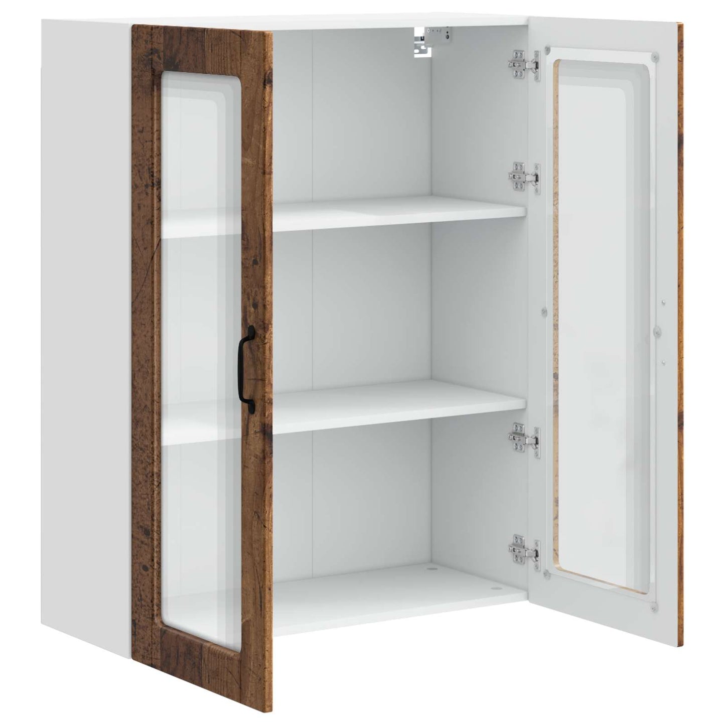 vidaXL Küchenschrank mit Regal Altholz 80 x 31 x 100 cm Holzwerkstoff