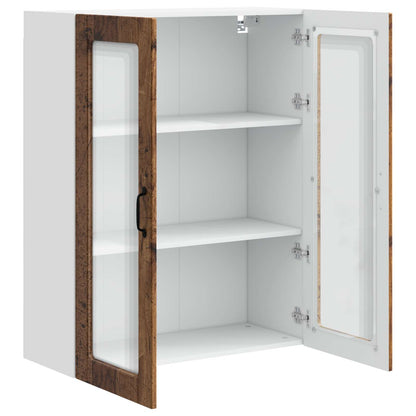 vidaXL Küchenschrank mit Regal Altholz 80 x 31 x 100 cm Holzwerkstoff