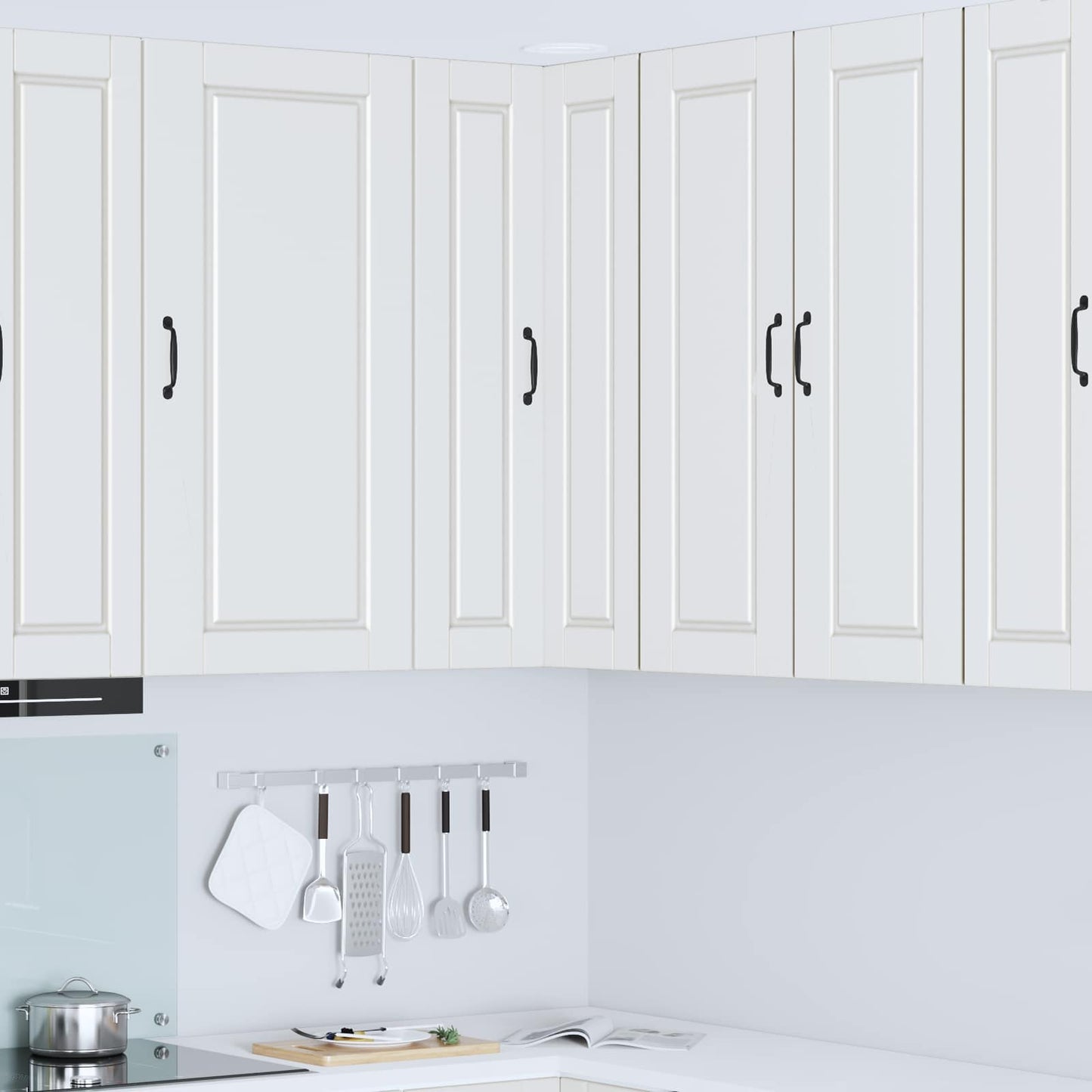 vidaXL Küchenschrank mit Regal Weiß 57 x 57 x 100 cm Holzwerkstoff