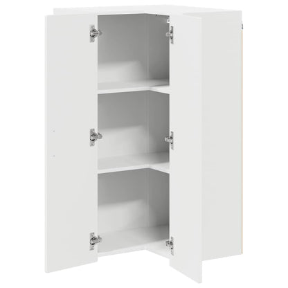 vidaXL Küchenschrank mit Regal Weiß 57 x 57 x 100 cm Holzwerkstoff