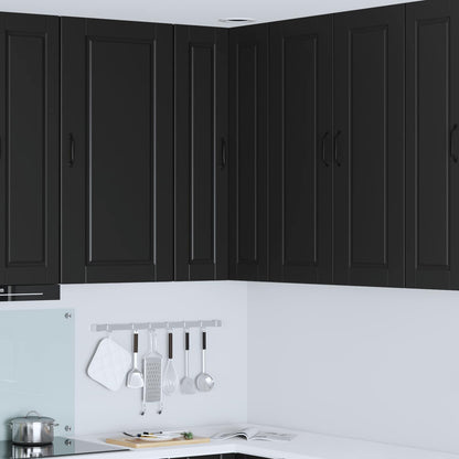 vidaXL Küchenschrank mit Regal Schwarz 57 x 57 x 100 cm Holzwerkstoff