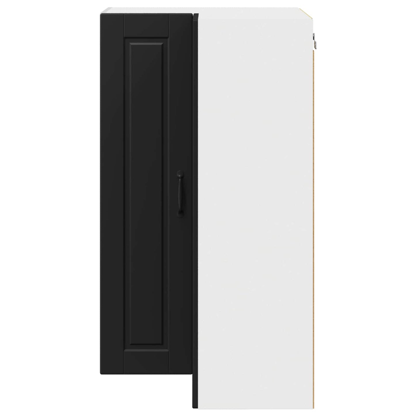 vidaXL Küchenschrank mit Regal Schwarz 57 x 57 x 100 cm Holzwerkstoff