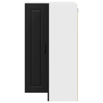 vidaXL Küchenschrank mit Regal Schwarz 57 x 57 x 100 cm Holzwerkstoff