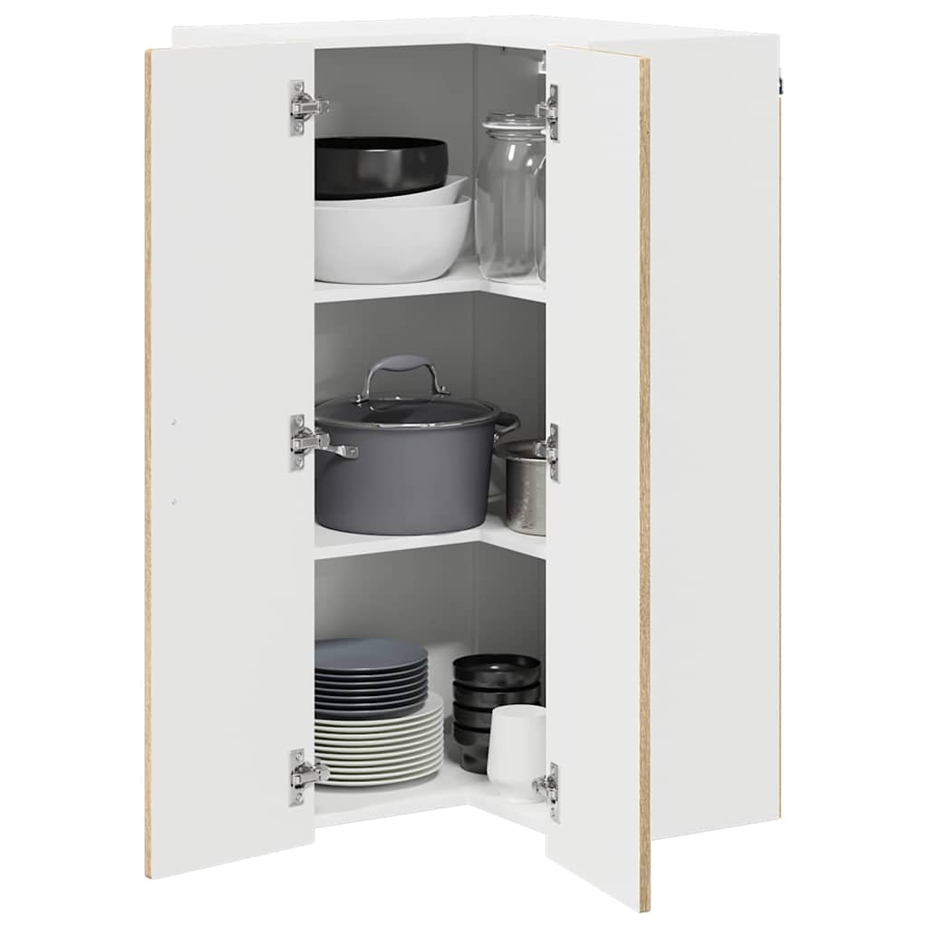 vidaXL Küchenschrank Sonoma-Eiche 57 x 57 x 100 cm Holzwerkstoff