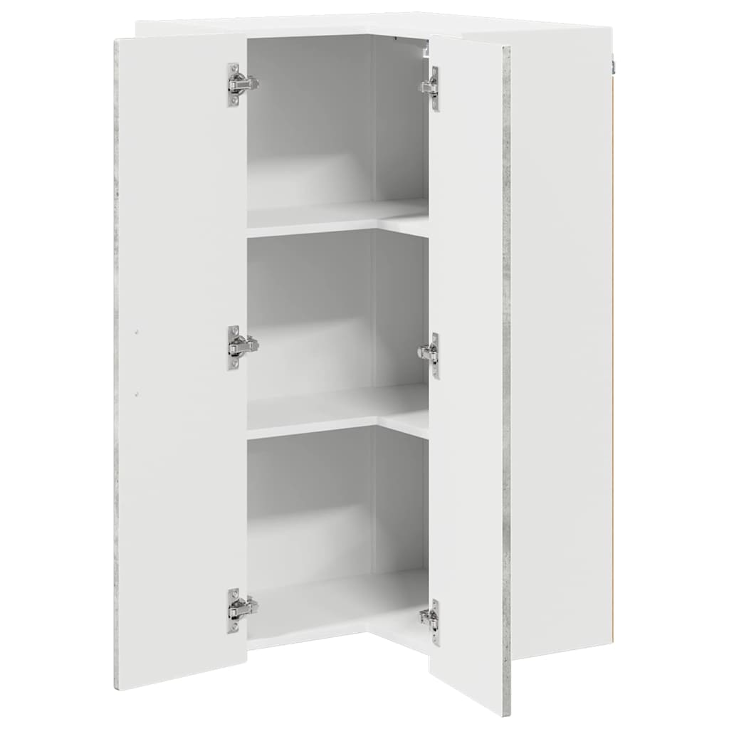 vidaXL Küchenschrank mit Tür Beton Grau 57 x 57 x 100 cm Holzwerkstoff