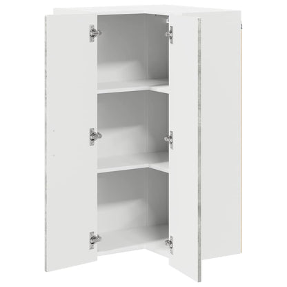 vidaXL Küchenschrank mit Tür Beton Grau 57 x 57 x 100 cm Holzwerkstoff