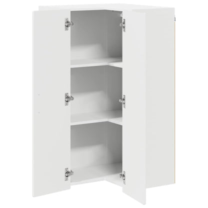 vidaXL Küchenschrank Hochglanz Weiß 57 x 57 x 100 cm Holzwerkstoff